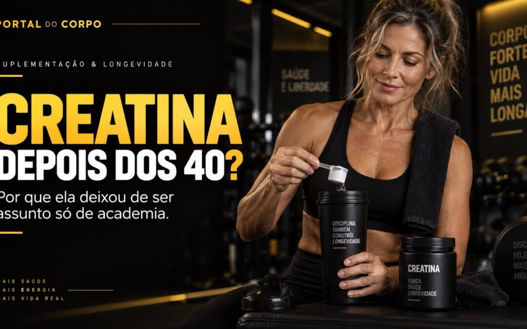 Creatina depois dos 40: por que ela deixou de ser assunto só de academia?